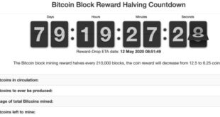 Bitcoin Halving 2025 Clock