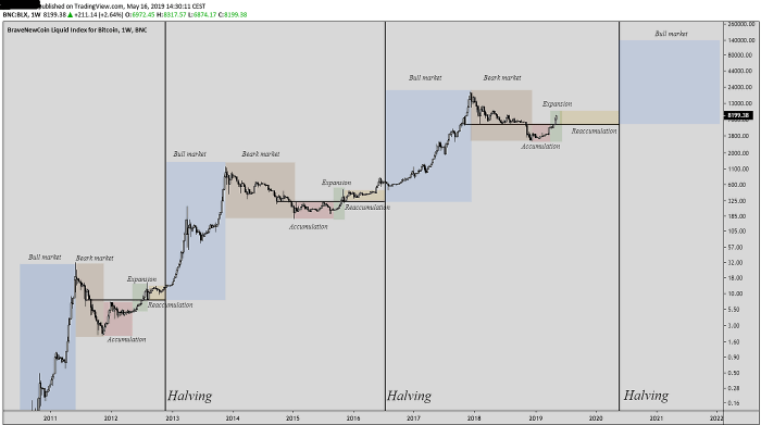 Halving bitcoin btc crypto reward bull run trend affect bitcoinik bereits explained